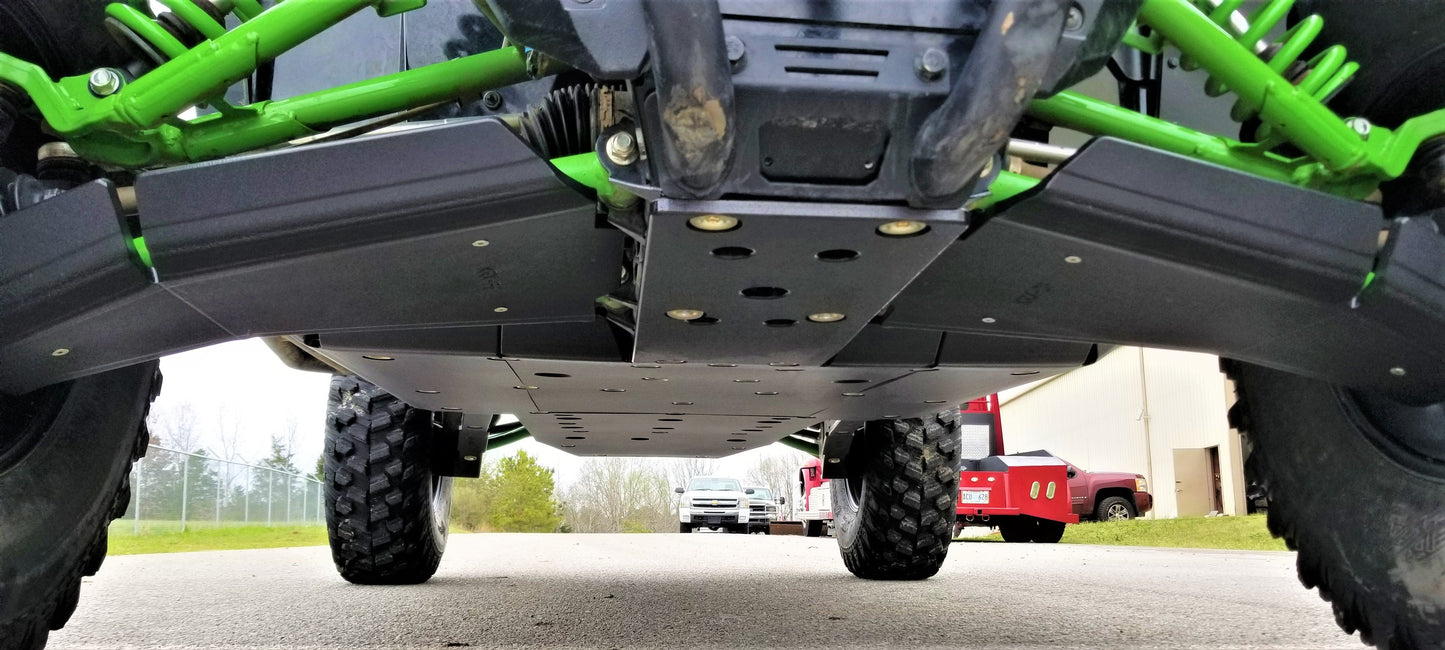 Kawasaki KRX (2023-2025) Full Skid Plate with Integrated Slider Nerfs Trail Armor