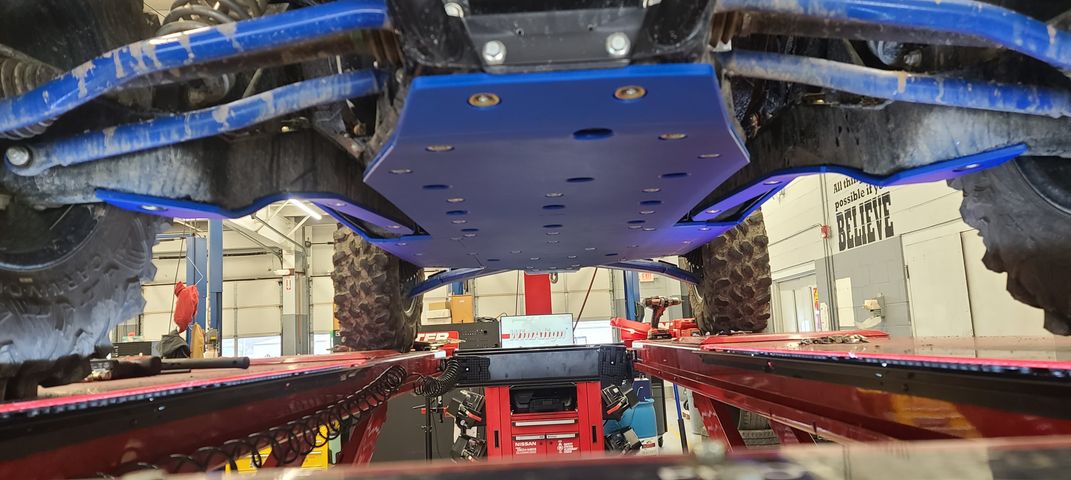 Kawasaki KRX (2023-2025) Full Skid Plate with Integrated Slider Nerfs Trail Armor