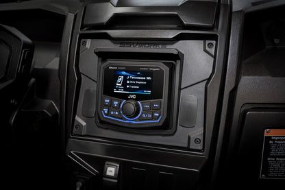 Kawasaki KRX Dash Mount Media Receiver Plug-&-Play Kit SSV Works