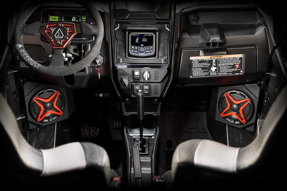 Kawasaki KRX Front Kick Speaker Pods SSV Works