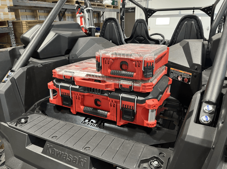 Kawasaki KRX Packout Mount (Subwoofer Compatible) AJK Offroad