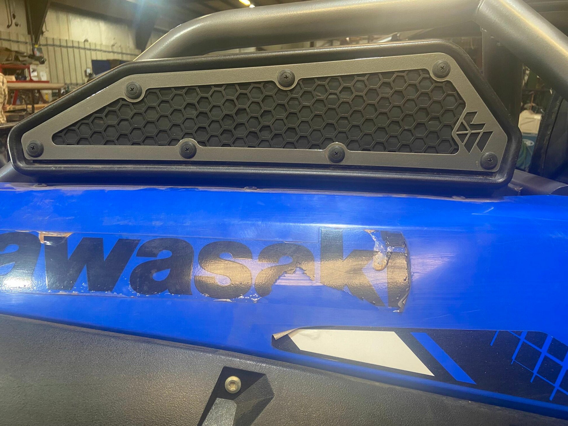 Kawasaki KRX Side Vent Grille Covers L&W Fab