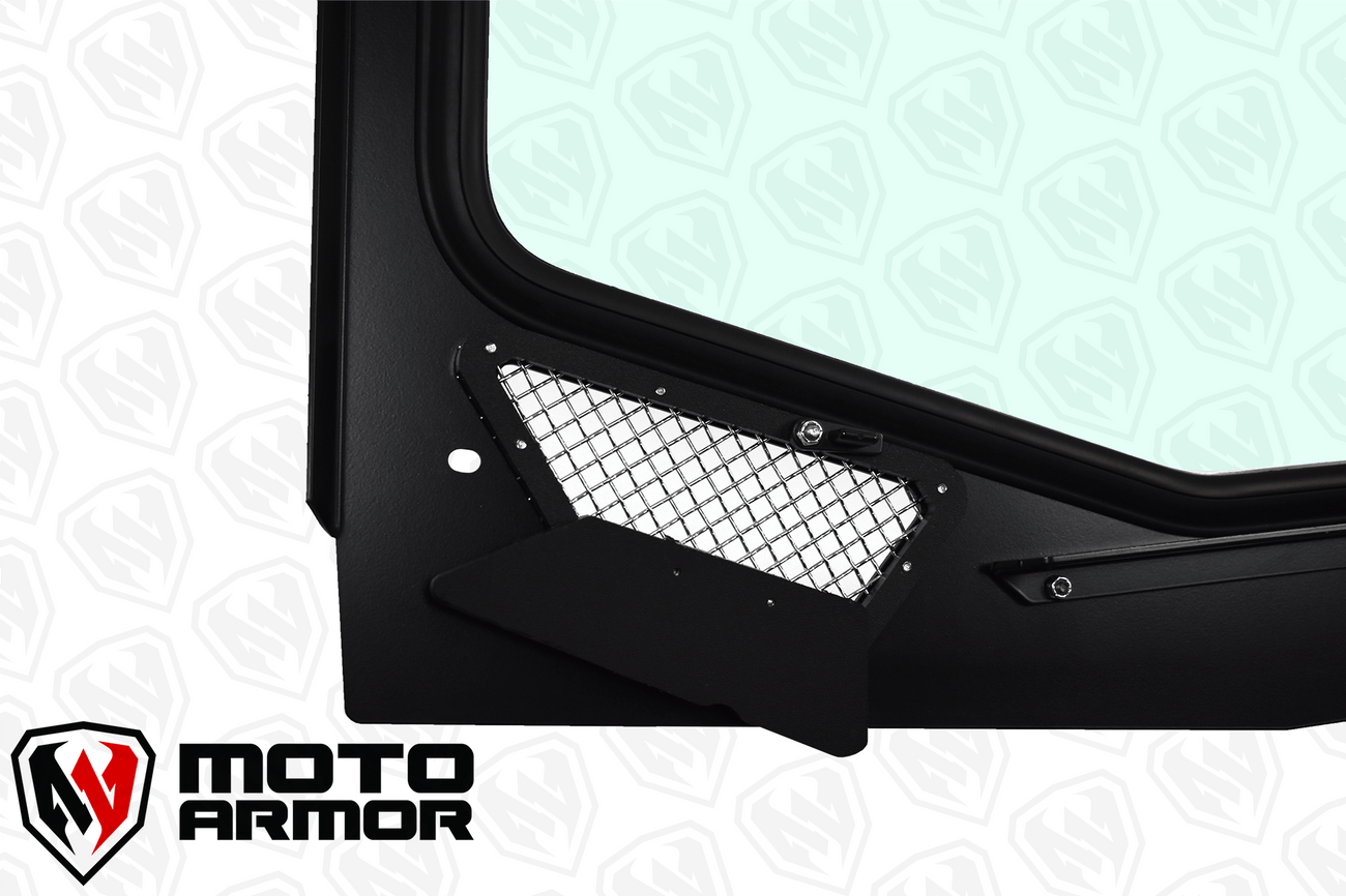 Kawasaki KRX Vented Full Glass Windshield Moto Armor