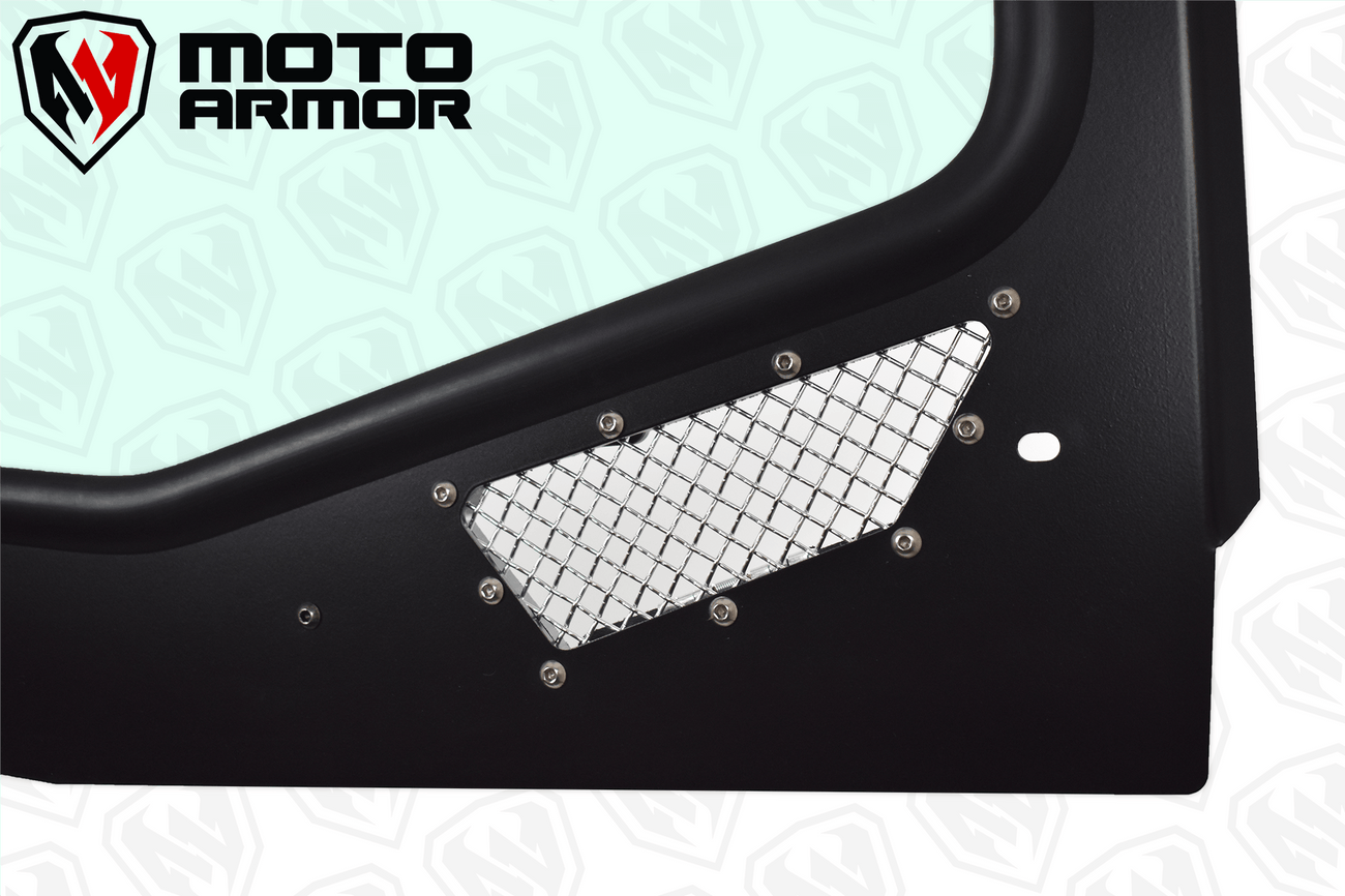 Kawasaki KRX Vented Full Glass Windshield Moto Armor