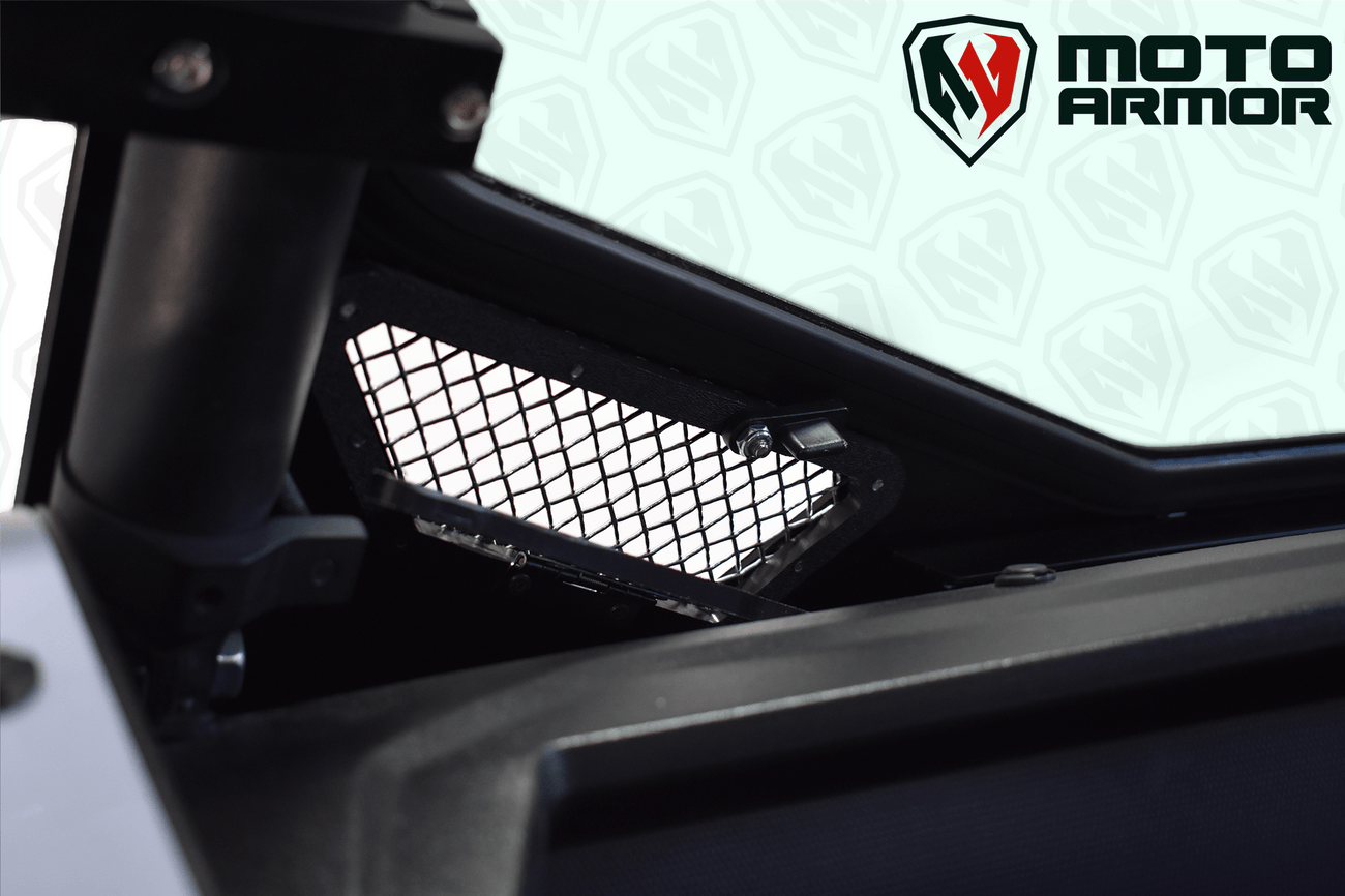 Kawasaki KRX Vented Full Glass Windshield Moto Armor