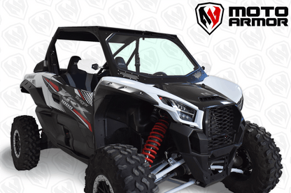 Kawasaki KRX Vented Full Glass Windshield Moto Armor