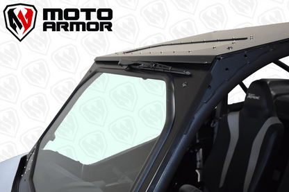 Kawasaki KRX Vented Full Glass Windshield Moto Armor