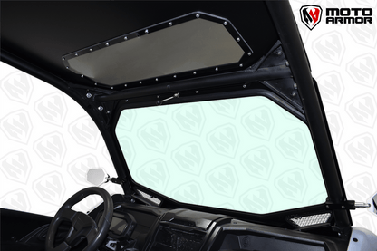 Kawasaki KRX Vented Full Glass Windshield Moto Armor