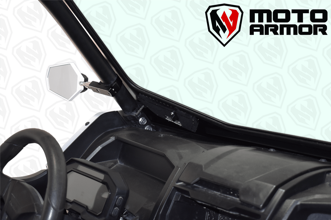 Kawasaki KRX Vented Full Glass Windshield Moto Armor