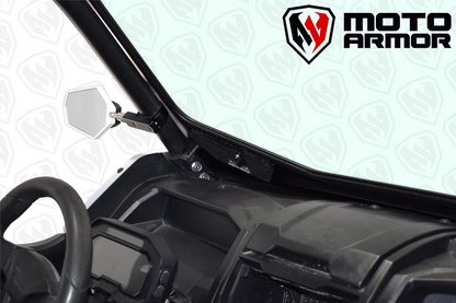 Kawasaki KRX Vented Full Glass Windshield Moto Armor