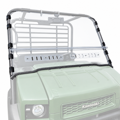 Kawasaki Mule 4000 / 4010 2-Piece Polycarbonate Front Windshield | 3 Star UTV