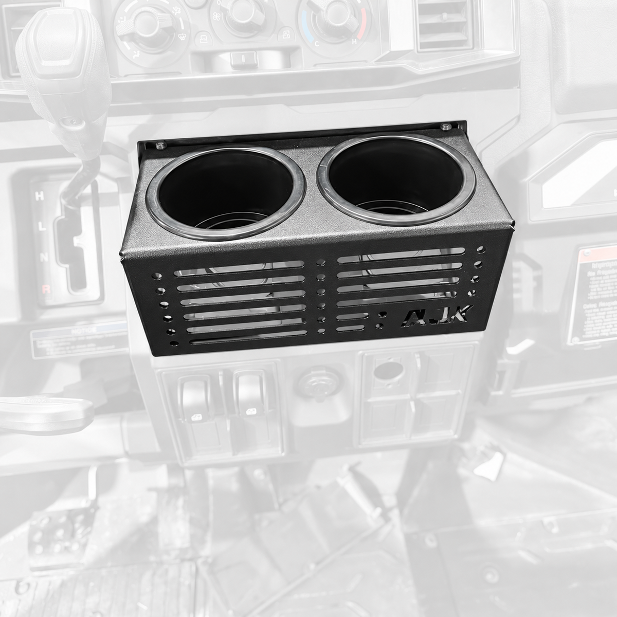 Kawasaki Ridge Dash Mounted Cup Holders | AJK Offroad