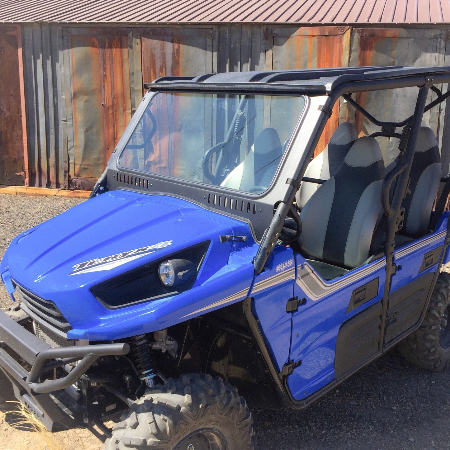 Kawasaki Teryx (2012-2015) Vented Glass Windshield Bent Metal Off-Road