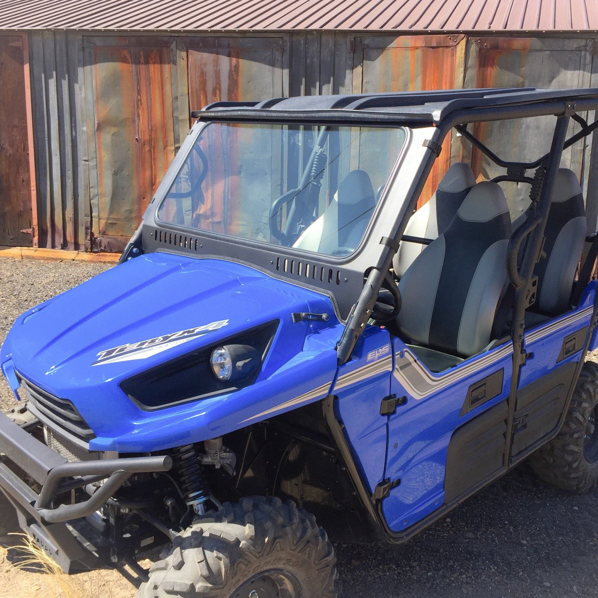 Kawasaki Teryx (2012-2015) Vented Glass Windshield Bent Metal Off-Road