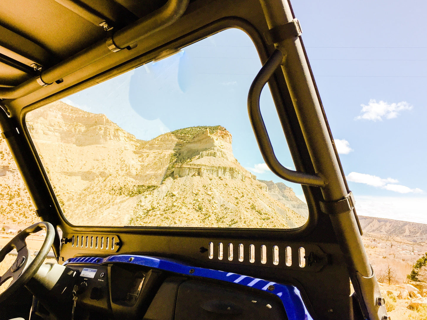 Kawasaki Teryx (2012-2015) Vented Glass Windshield Bent Metal Off-Road