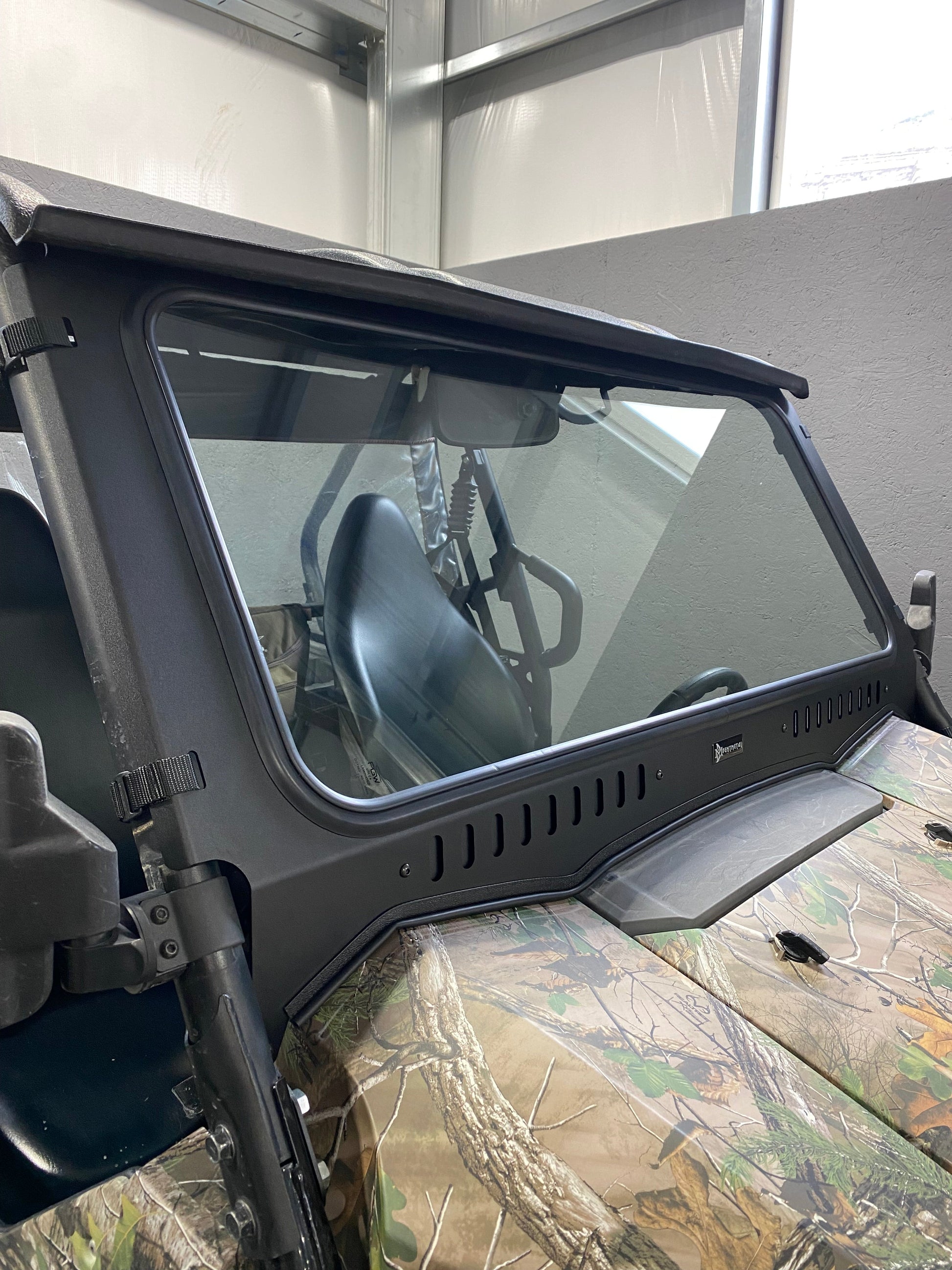 Kawasaki Teryx (2016-2025) Vented Glass Windshield Bent Metal Off-Road