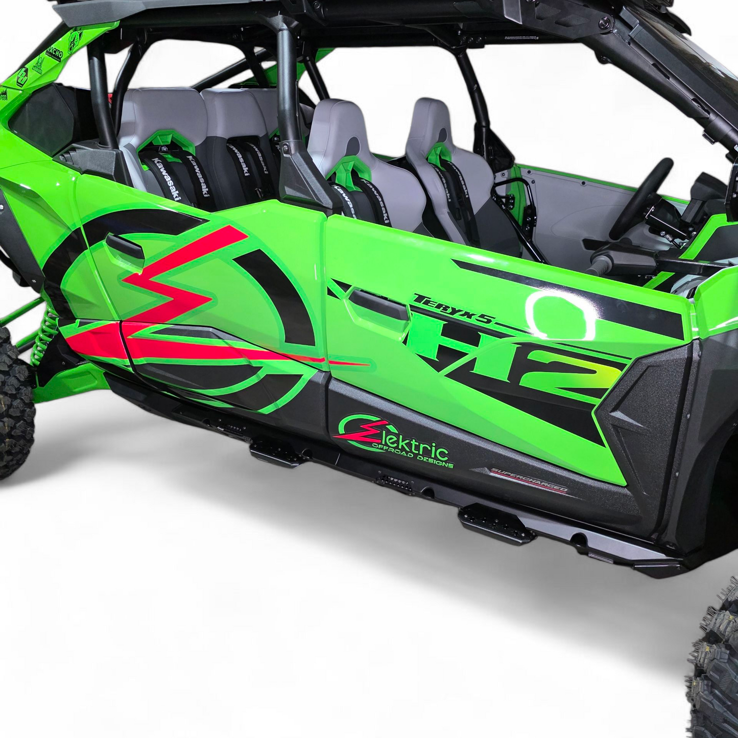 Kawasaki Teryx H2 Volt Rock Steps Elektric Offroad
