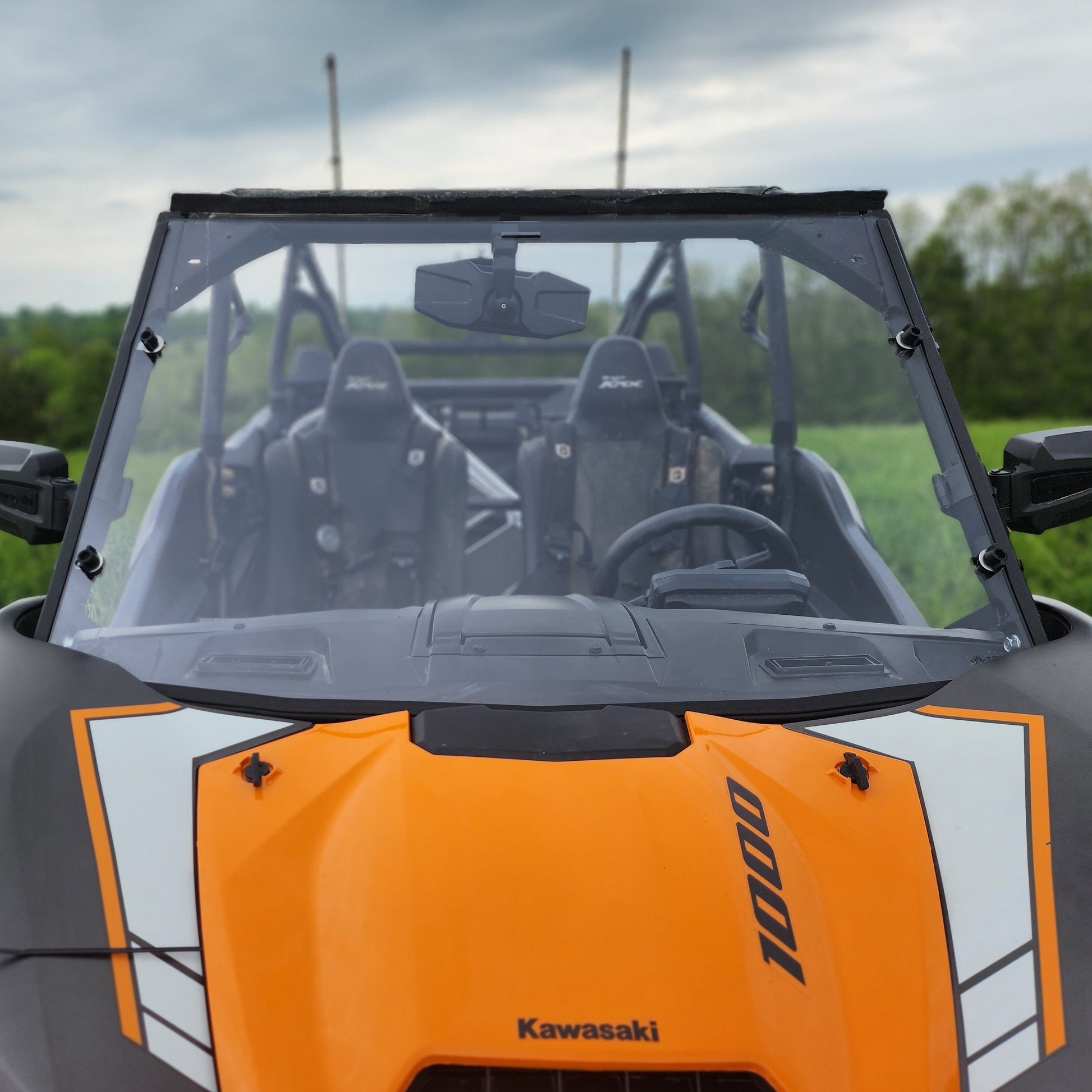 Kawasaki Teryx KRX UTV Polycarbonate Front Windshield | 3 Star UTV