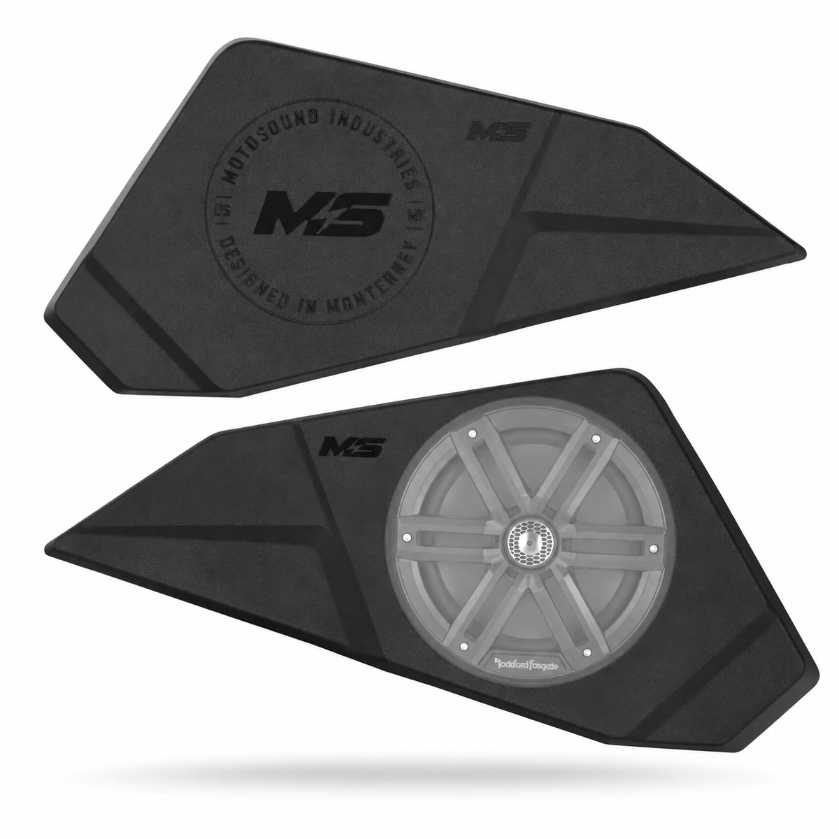 Can-Am Maverick R Rear Lower Door Speaker Enclosures | MOTOSOUND