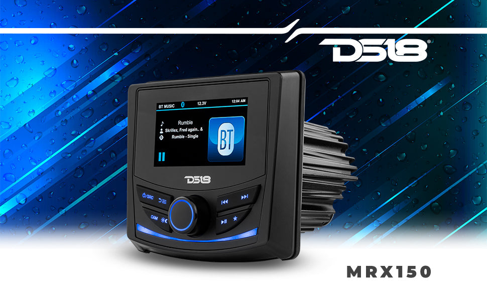 HYDRO MRX150 Digital Media Receiver UTV Lighting - Studio View | DS18
