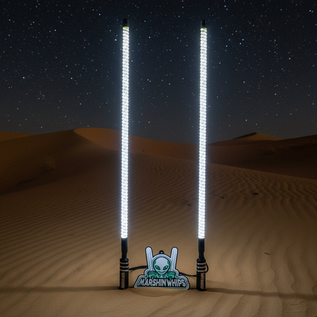 V2 LED Whip Set with Black Out Bases