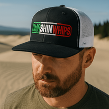 Red/White/Green Logo Flat Brim Snap Back Hat