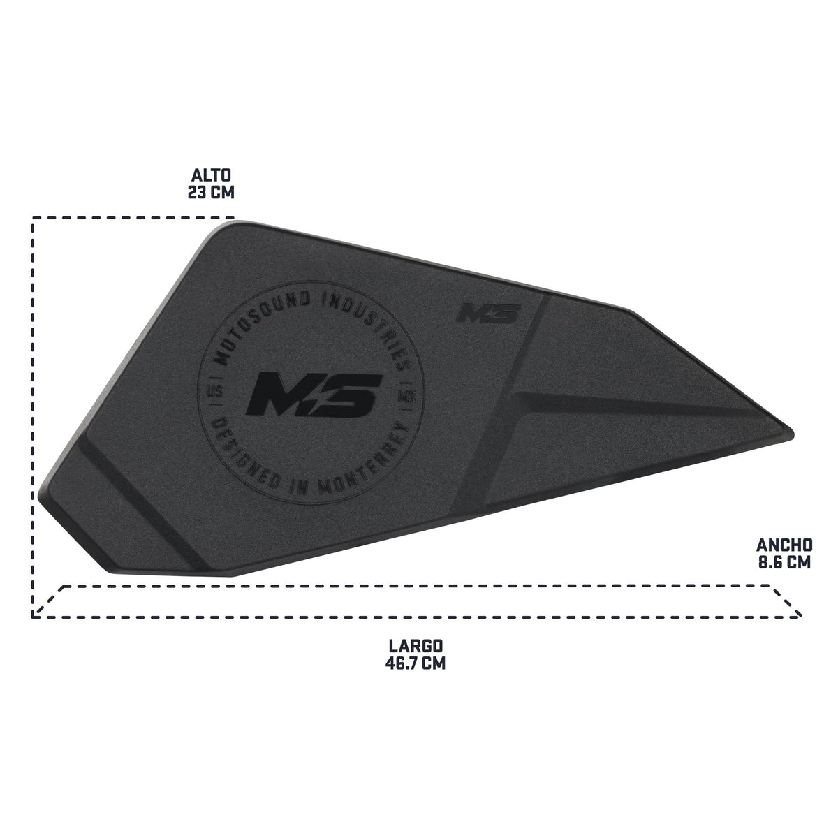 Can-Am Maverick R Rear Lower Door Speaker Enclosures | MOTOSOUND