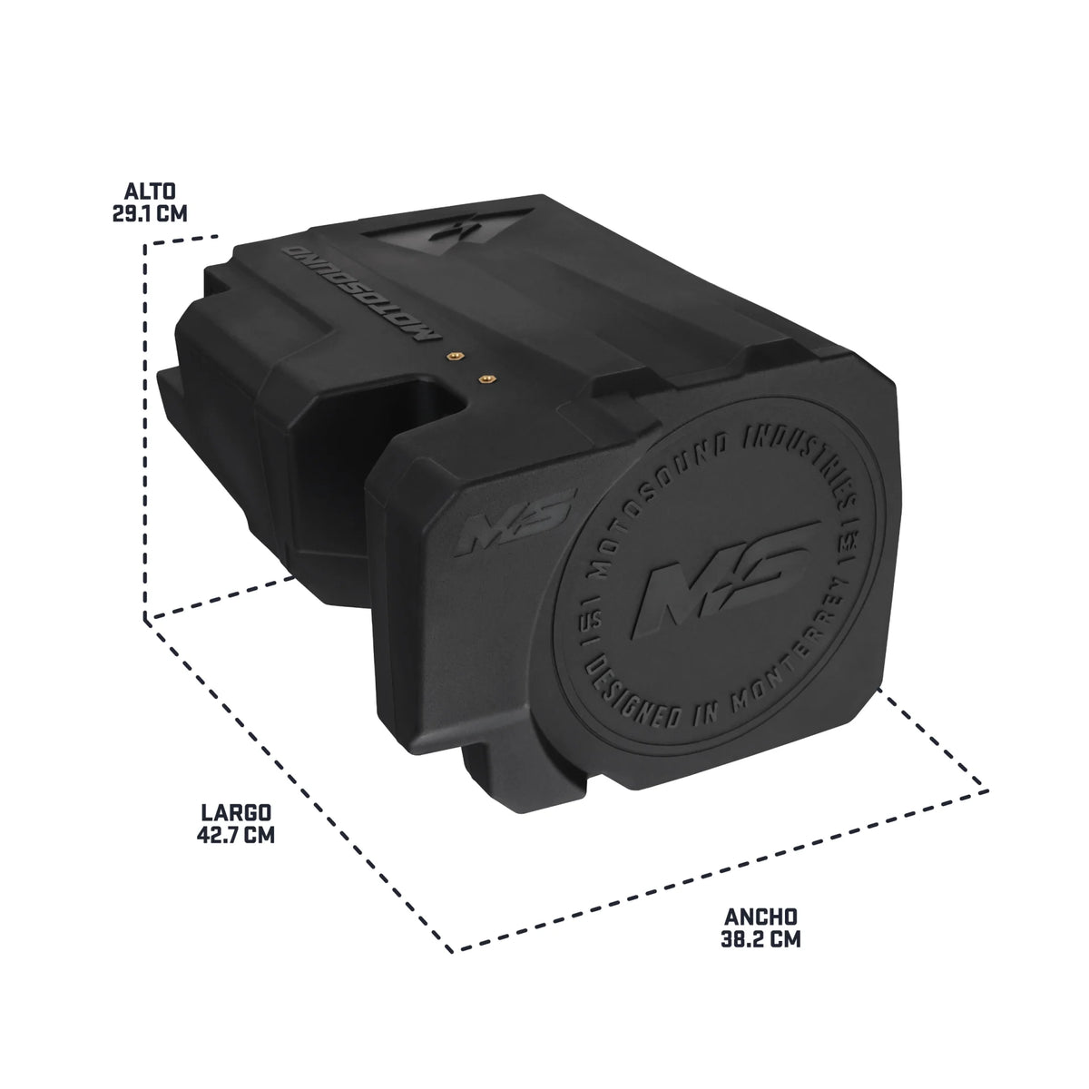 Polaris RZR Pro Rear Under Seat Subwoofer Enclosure | MOTOSOUND