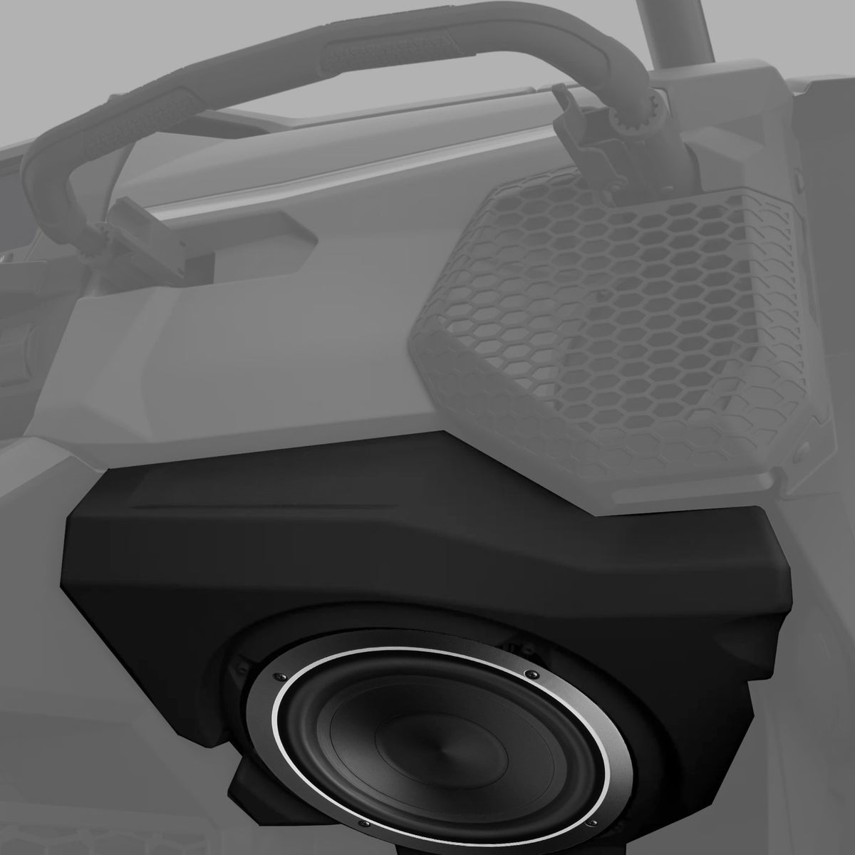 Polaris RZR Pro Passenger Dash Subwoofer Enclosure | MOTOSOUND