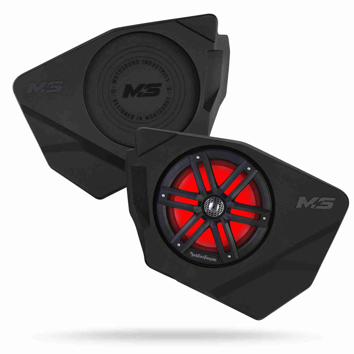 Can-Am Maverick R Front Upper Door Speaker Enclosures | MOTOSOUND