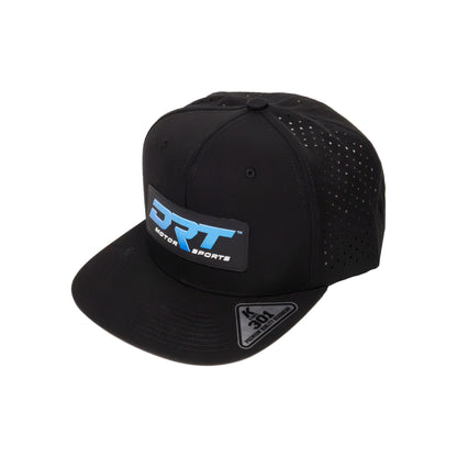 Recharged Series Snap Back Hat (Black/Black) by DRT Motorsports, product view 3
