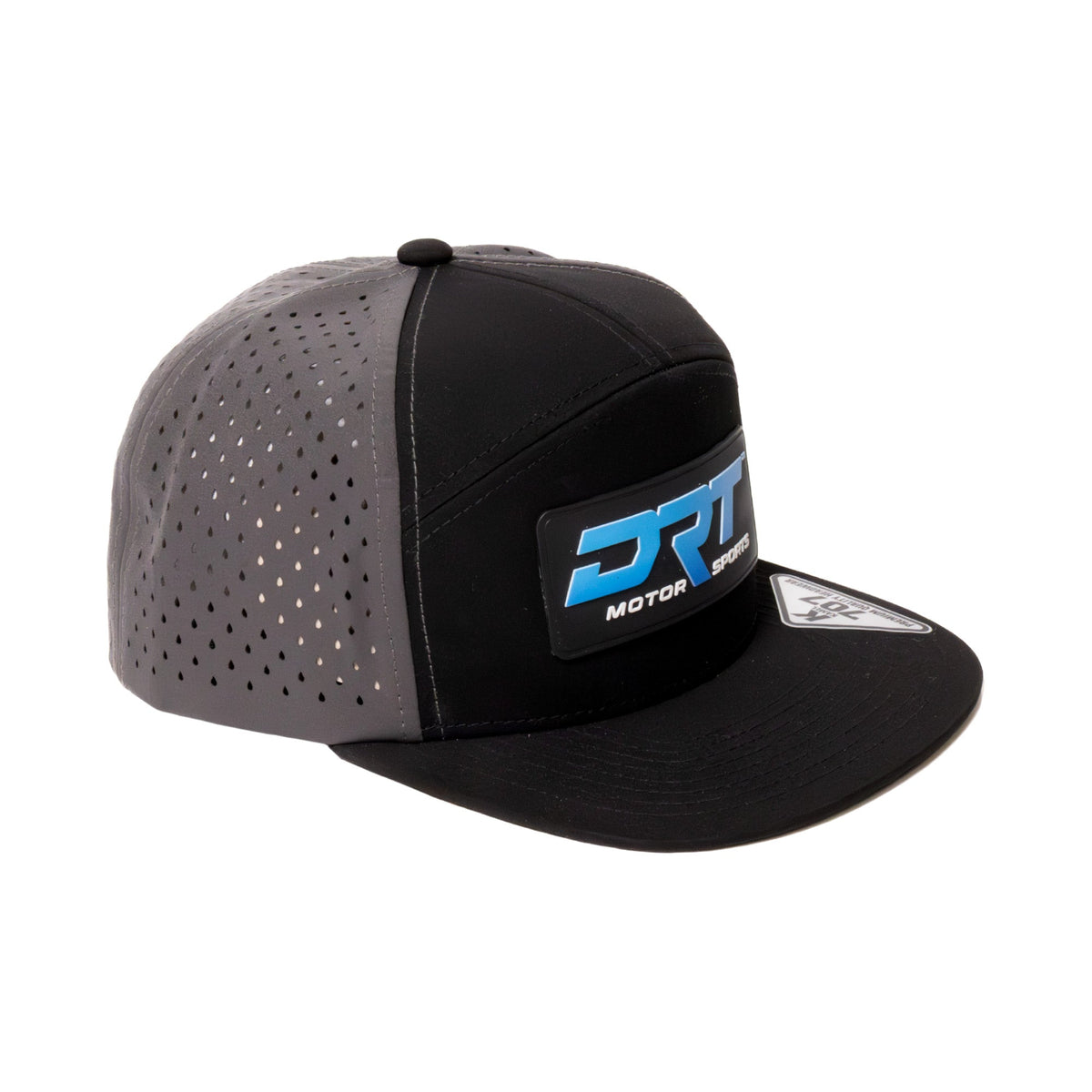 Recharged Series Snap Back Hat (Grey/Black) by DRT Motorsports, product view 3