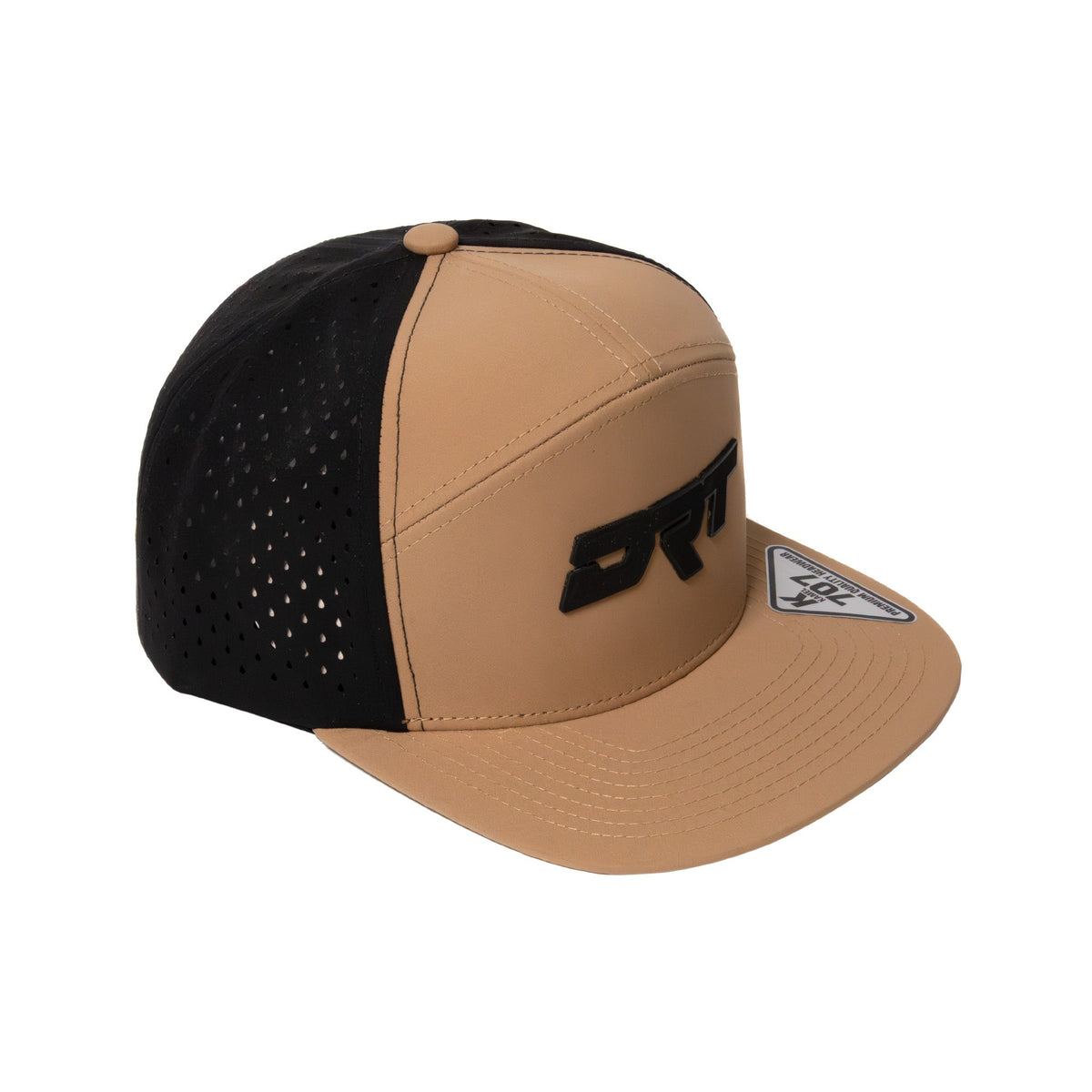 Recharged Series Snap Back Hat (Desert Sand/Black) by DRT Motorsports, product view 3