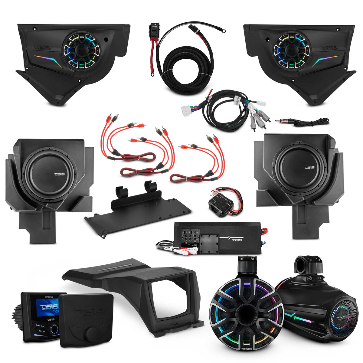 Can-Am Maverick X3 NVY Stage Audio Kit | DS18