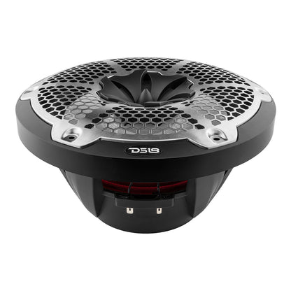 NXL 10" 2-Way Coaxial Marine Speaker With LED RGB Lights 200 Watts Rms 4-Ohm