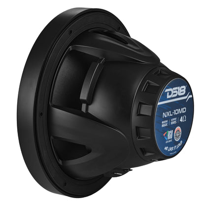 10” Marine 2-Way Hybrid Speaker with RGB LED, Compression Driver and Neodymium Magnet | 450W RMS 4-Ohm