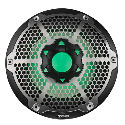 NXL 10" Marine Subwoofer with LED RGB Lights 300 Watts Rms SVC 4-Ohm