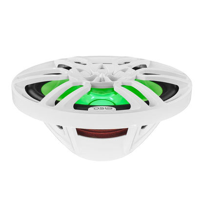 NXL 6x9" 2-Way Coaxial Marine Speaker with LED RGB Lights | 125W RMS 4-Ohm