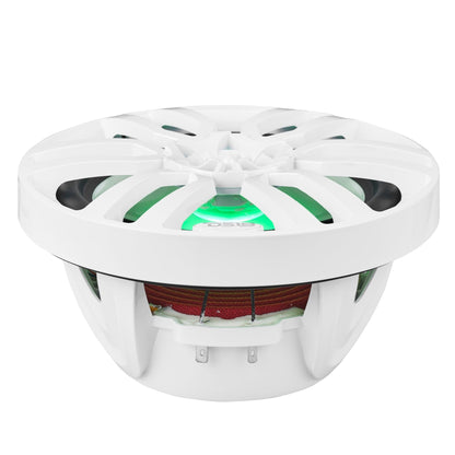 NXL 8" 2-Way Coaxial Marine Speaker with LED RGB Lights | 125W RMS 4-Ohm