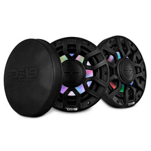 NXL 6.5" 2-Way Coaxial Marine Speaker with Bullet Tweeter and Digital Led Lights | 150W RMS 4-Ohm
