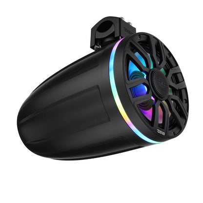 8" NXL-iQ Marine Tower Speakers with Digital LED Lights (Pair) | DS18