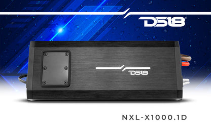 NXL-X1000.1D Class D 1-Channel Powersports Amplifier UTV Lighting - Full View | DS18