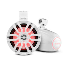 NXL 8" Marine and Powersports Towers LED RGB Lights 125 Watts Rms - White