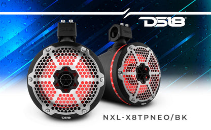 NXL-X8TPNEO 8" Cage Mount Speakers with LED RGB Lights