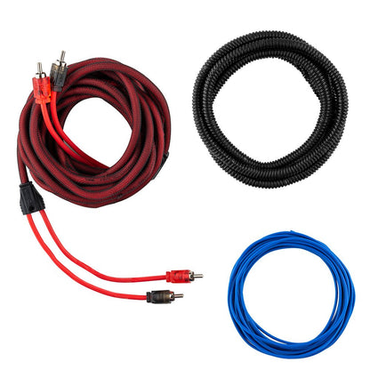 8-GA OFC 100% Copper Amplifier Installation Kit - RED