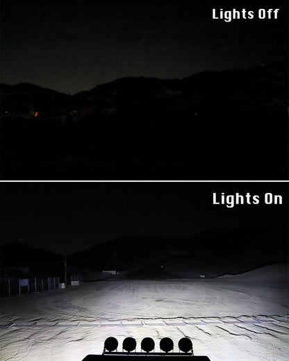 Off Road Side Mirrors with LED Pod Lights (Pair) GGLighting