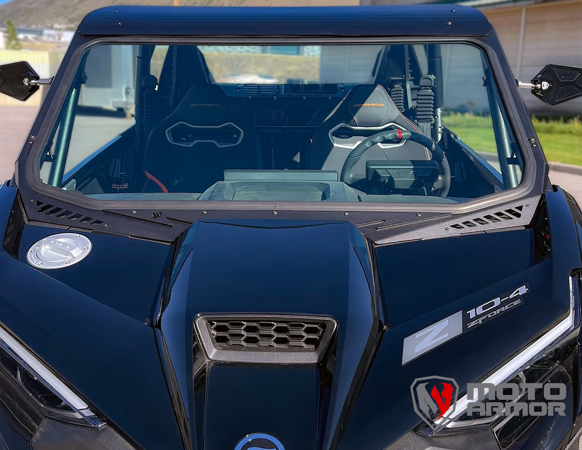 CFMOTO ZFORCE Z10 Glass Front Windshield by Moto Armor, product view 5
