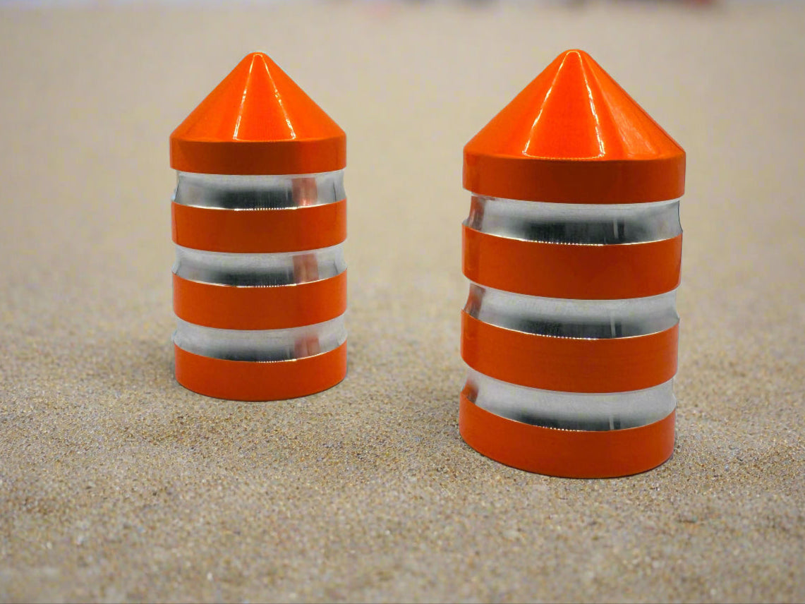 Marshin Whips Billet Magnetic Base Caps | Protective Dust Covers | Pair