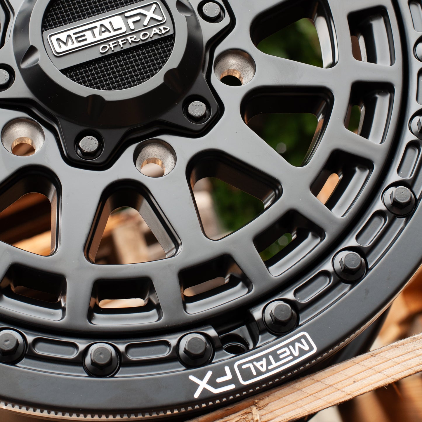 Outlaw 6R UTV Beadlock Wheel (Satin Black) Metal FX Offroad