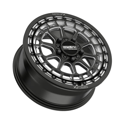 Outlaw R UTV Beadlock Wheel (Satin Black Contrast Cut) Metal FX Offroad